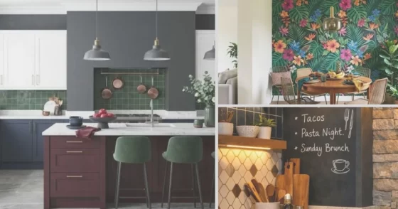 Creative Kitchen Wall Design Ideas That Make Your Space Pop